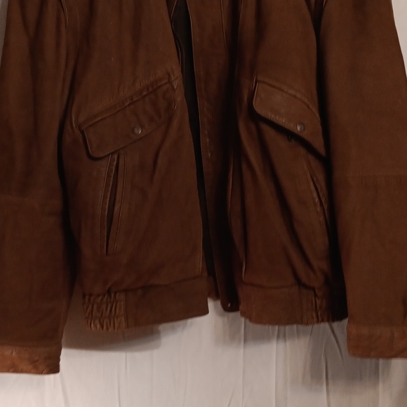 Phase 2 Men's Brown Leather Jacket 2X - Picture 4 of 8